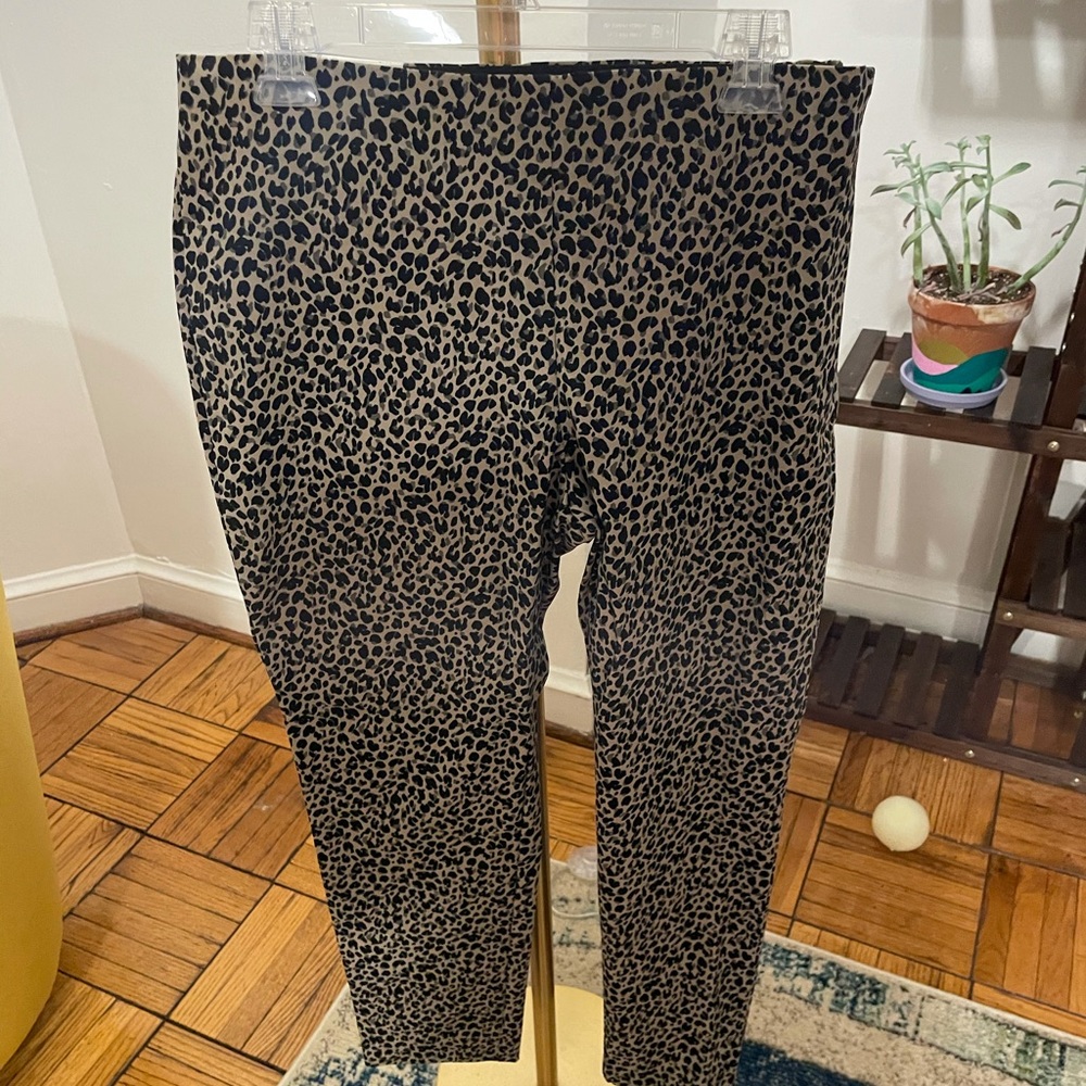 Cheetah Print Cropped Pant